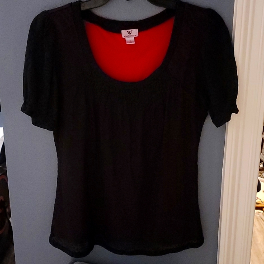 Worthington medium black and pink